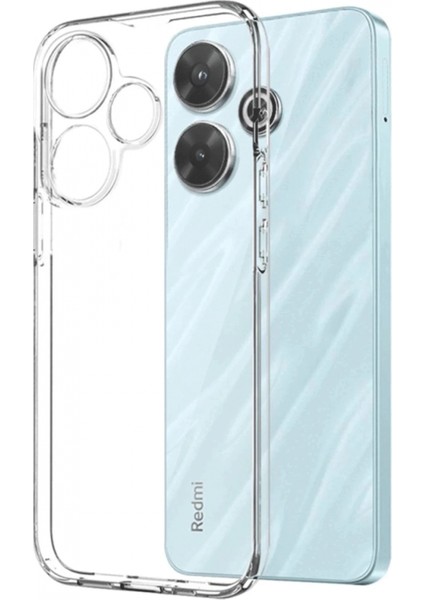 Xiaomi Redmi 13 4g Kılıf Kart Şeffaf Silikon - Şeffaf