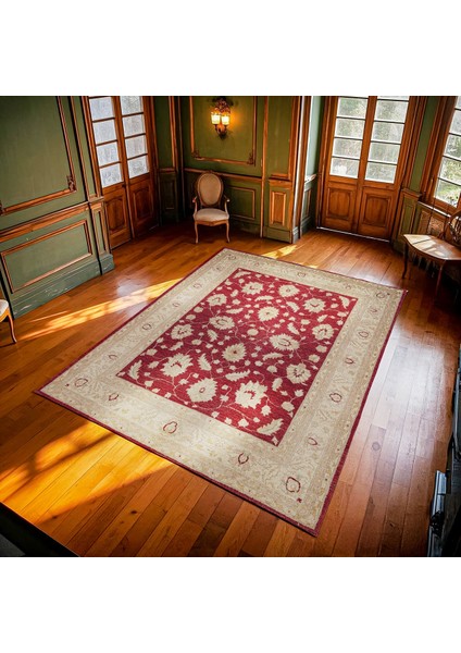 Bordo Bordürlü Modern Etnik Desenli Halı | Makinada Yıkanabilir | Hav Toz Vermez | Leke Tutmayaz | Kaymaz Taban | Dijital Makine Baskı | Salon Yolluk Mutfak Halısı modelleri