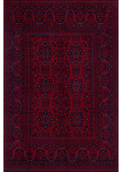 Bordo Bordürlü Modern Etnik Desenli Halı | Makinada Yıkanabilir | Hav Toz Vermez | Leke Tutmayaz | Kaymaz Taban | Dijital Makine Baskı | Salon Yolluk Mutfak Halısı