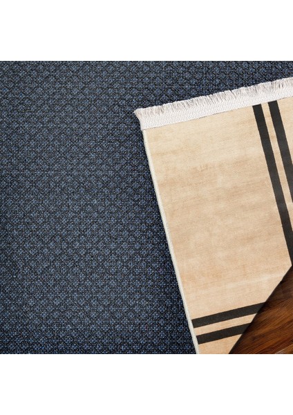Siyah Çerçeveli Modern Etnik Desenli Halı | Makinada Yıkanabilir | Hav Toz Vermez | Leke Tutmayaz | Kaymaz Taban | Dijital Makine Baskı | Salon Yolluk Mutfak Halısı modelleri