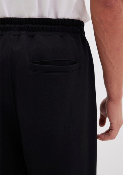 MVJNS Logo Baskılı Siyah Eşofman Altı 0010175-900