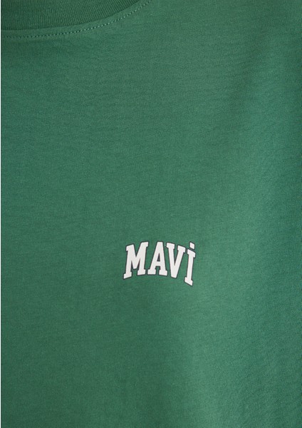 Mavi Logo Baskılı Yeşil Tişört 1611900-71874
