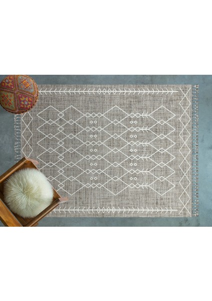 Kahve Etnik Modern Etnik Desenli Halı | Makinada Yıkanabilir | Hav Toz Vermez | Leke Tutmayaz | Kaymaz Taban | Dijital Makine Baskı | Salon Yolluk Mutfak Halısı modelleri