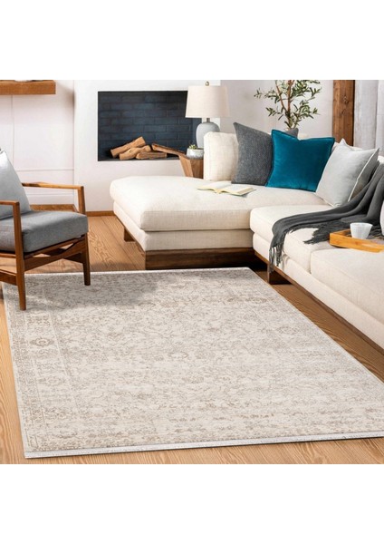 Kahverengi Klasik Modern Etnik Desenli Halı | Makinada Yıkanabilir | Hav Toz Vermez | Leke Tutmayaz | Kaymaz Taban | Dijital Makine Baskı | Salon Yolluk Mutfak Halısı modelleri