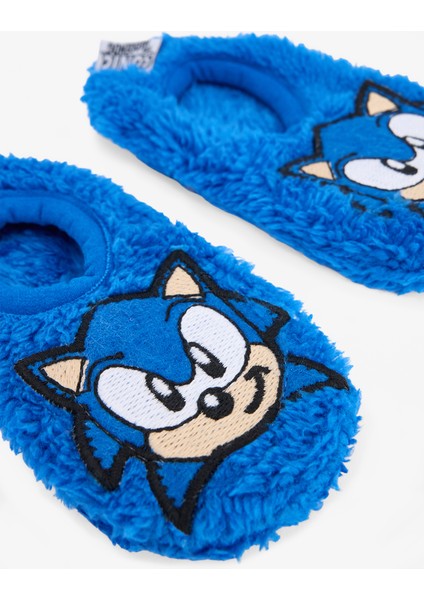Lacivert Erkek Çocuk Sonic Kaymaz Tabanlı Ev Patiği modelleri
