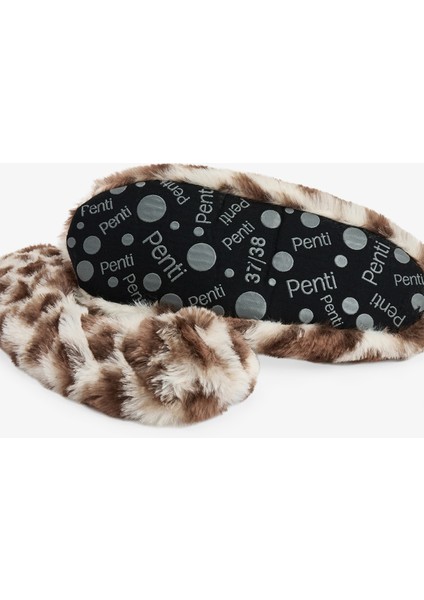 Ekru Leopar Desenli Ev Patiği fırsatları