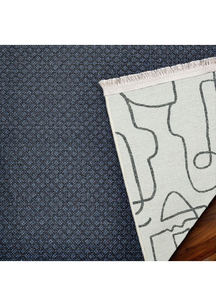 Beyaz Soyut Modern Etnik Desenli Halı | Makinada Yıkanabilir | Hav Toz Vermez | Leke Tutmayaz | Kaymaz Taban | Dijital Makine Baskı | Salon Yolluk Mutfak Halısı fırsatları