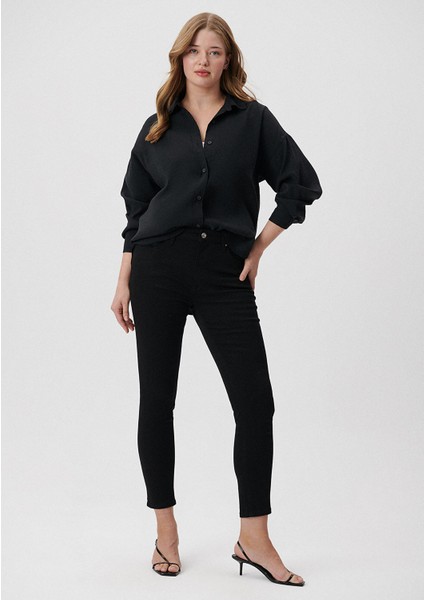 Marli Casual Siyah Jean Pantolon 101339-85945