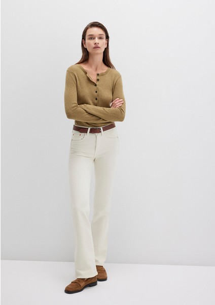 Maria Real Blue Beyaz Jean Pantolon 101225-84394