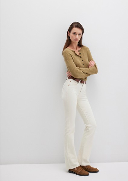 Maria Real Blue Beyaz Jean Pantolon 101225-84394