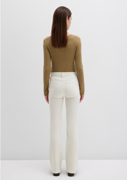 Maria Real Blue Beyaz Jean Pantolon 101225-84394