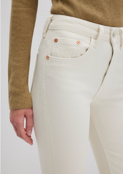 Maria Real Blue Beyaz Jean Pantolon 101225-84394