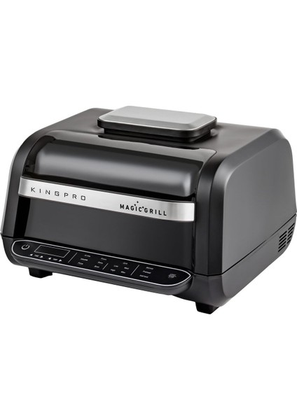 Siyah 6.6l Ev Tipi Çok Fonksiyonlu Airfryer ve Izgara Fritöz