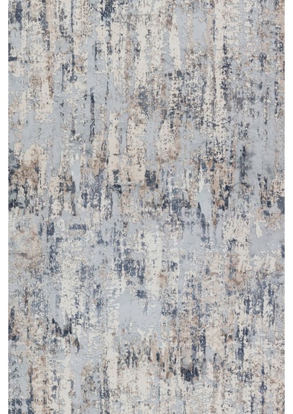 Mavi Soyut Modern Etnik Desenli Halı | Makinada Yıkanabilir | Hav Toz Vermez | Leke Tutmayaz | Kaymaz Taban | Dijital Makine Baskı | Salon Yolluk Mutfak Halısı