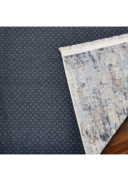 Mavi Soyut Modern Etnik Desenli Halı | Makinada Yıkanabilir | Hav Toz Vermez | Leke Tutmayaz | Kaymaz Taban | Dijital Makine Baskı | Salon Yolluk Mutfak Halısı fırsatları