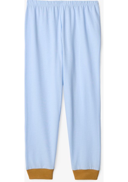 Erkek Çocuk Let's Play Oyun Desenli Pamuklu Uzun Kollu 2'li Pijama Takımı fırsatları