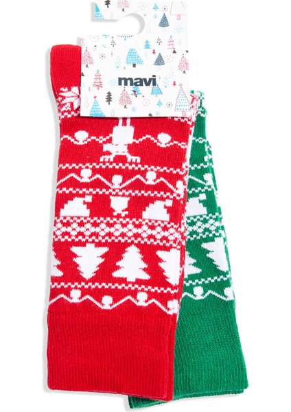 Yılbaşı Temalı 2li Çorap 0911390-82054