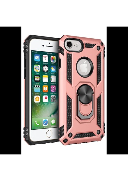 iPhone 7 Kılıf Sofya Yüzüklü Silikon Kapak