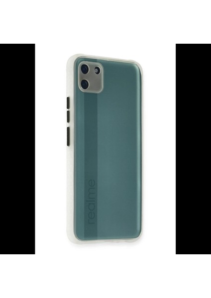 Realme C11 Kılıf Miami Şeffaf Silikon