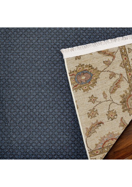 Krem Çiçekli Modern Etnik Desenli Halı | Makinada Yıkanabilir | Hav Toz Vermez | Leke Tutmayaz | Kaymaz Taban | Dijital Makine Baskı | Salon Yolluk Mutfak Halısı fırsatları