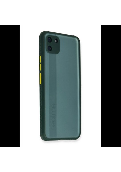 Realme C11 Kılıf Miami Şeffaf Silikon