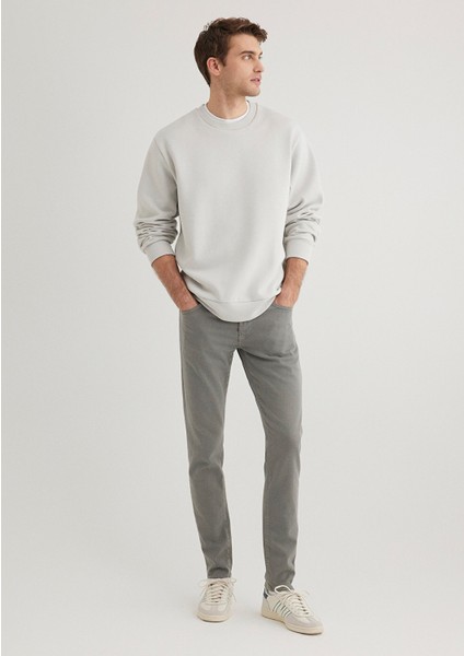 James Kalay Gri Comfort Gabardin Pantolon 0042431022