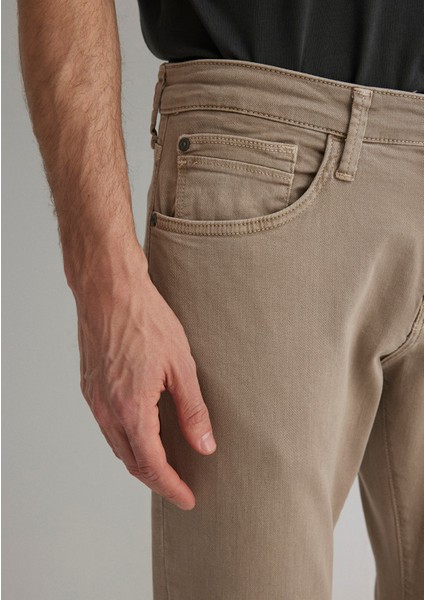 Marcus Bej Comfort Gabardin Pantolon 0035186566