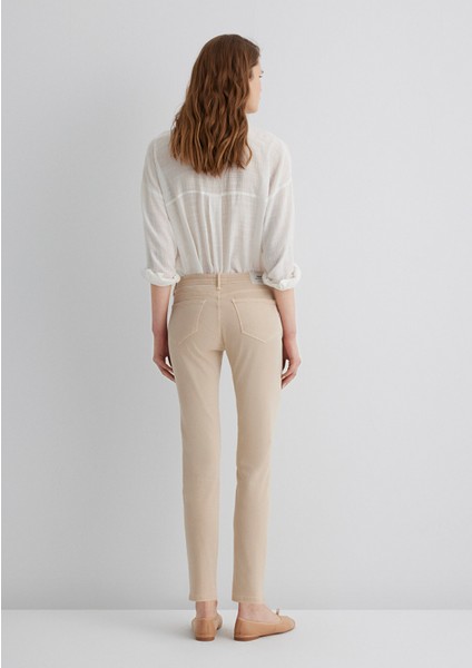 Ada Mavi Premium Krem Gabardin Pantolon 1020586447