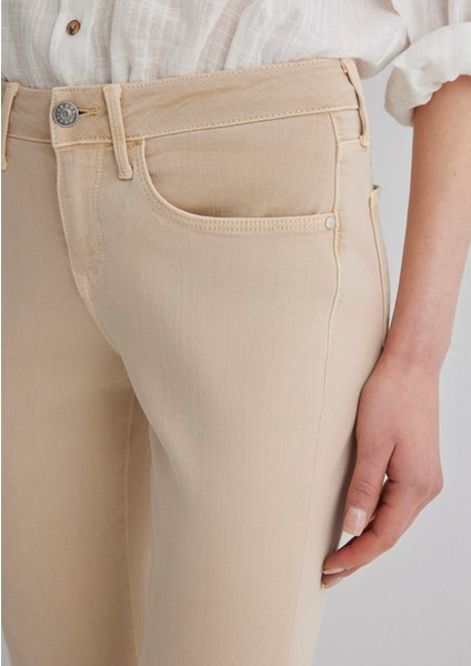 Ada Mavi Premium Krem Gabardin Pantolon 1020586447