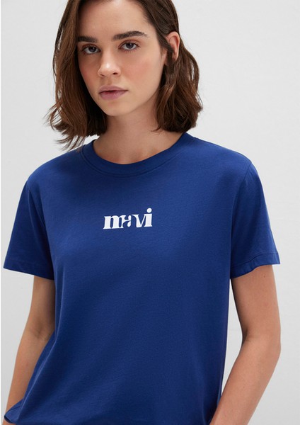 Mavi Baskılı Lacivert Tişört 1612241-70722
