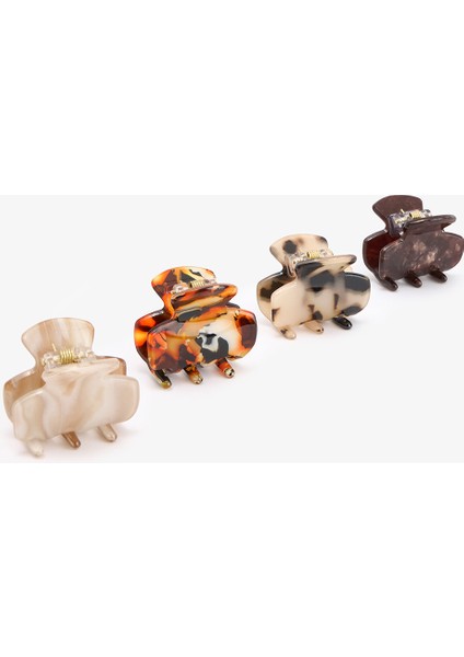 Renkli Angela Akrilik 3'lü Toka Seti fiyatları