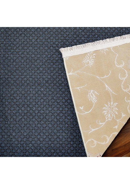 Krem Çiçekli Modern Etnik Desenli Halı | Makinada Yıkanabilir | Hav Toz Vermez | Leke Tutmayaz | Kaymaz Taban | Dijital Makine Baskı | Salon Yolluk Mutfak Halısı fırsatları