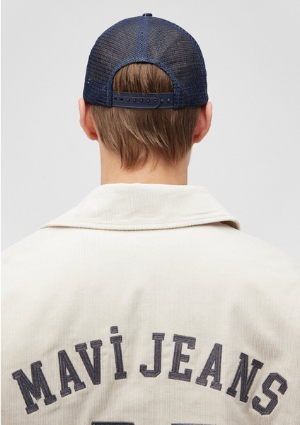 Mavi Logo Baskılı Beyaz Şapka 0911272-70069