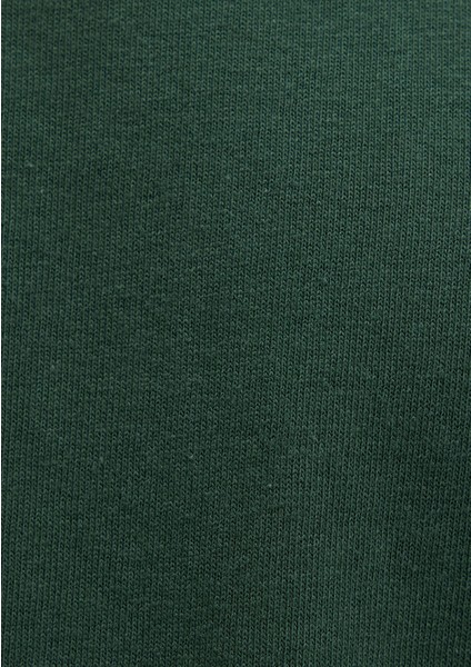 Cep Detaylı Yeşil Basic Tişört 066248-81570