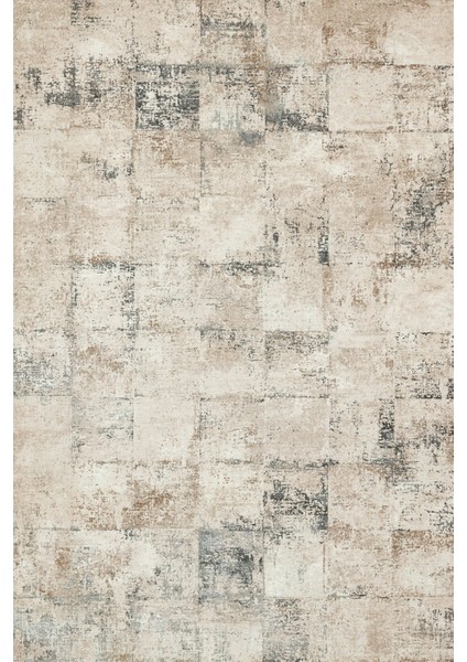 Krem Soyut Modern Etnik Desenli Halı | Makinada Yıkanabilir | Hav Toz Vermez | Leke Tutmayaz | Kaymaz Taban | Dijital Makine Baskı | Salon Yolluk Mutfak Halısı