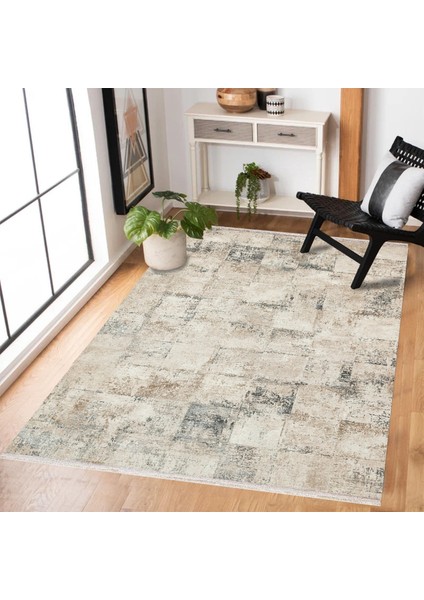 Krem Soyut Modern Etnik Desenli Halı | Makinada Yıkanabilir | Hav Toz Vermez | Leke Tutmayaz | Kaymaz Taban | Dijital Makine Baskı | Salon Yolluk Mutfak Halısı fiyatları