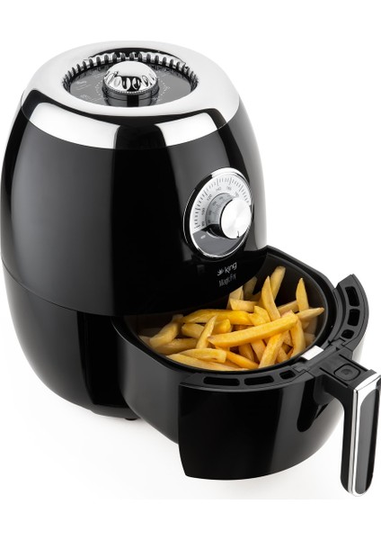 Yağsız Sıcak Hava Fritözü Siyah, Sağlıklı ve Kolay Kullanım, 4 Yıl Garanti modelleri