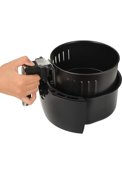 Yağsız Sıcak Hava Fritözü Siyah, Sağlıklı ve Kolay Kullanım, 4 Yıl Garanti fırsatları