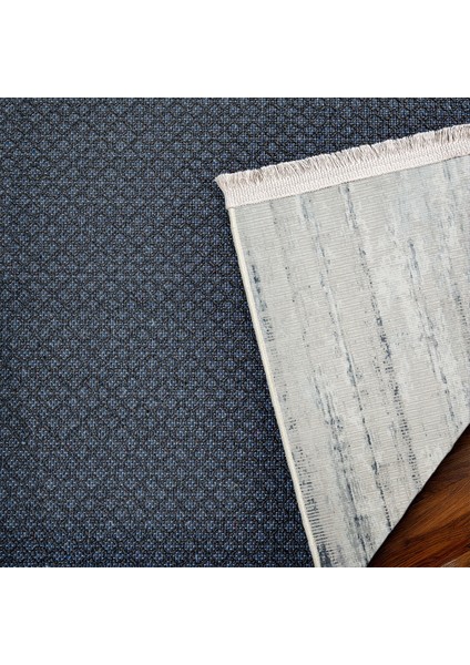 Mavi Soyut Modern Etnik Desenli Halı | Makinada Yıkanabilir | Hav Toz Vermez | Leke Tutmayaz | Kaymaz Taban | Dijital Makine Baskı | Salon Yolluk Mutfak Halısı fırsatları