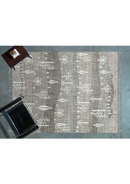 Kahve Etnik Modern Etnik Desenli Halı | Makinada Yıkanabilir | Hav Toz Vermez | Leke Tutmayaz | Kaymaz Taban | Dijital Makine Baskı | Salon Yolluk Mutfak Halısı modelleri