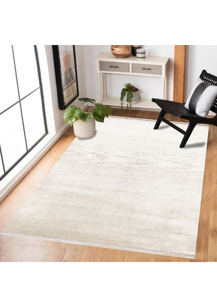 Krem Düz Modern Etnik Desenli Halı | Makinada Yıkanabilir | Hav Toz Vermez | Leke Tutmayaz | Kaymaz Taban | Dijital Makine Baskı | Salon Yolluk Mutfak Halısı modelleri