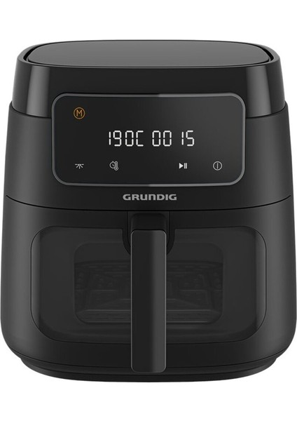 Hızlı ve Pratik 7,6 Litre Camlı Airfryer, 1900W, Siyah Renkli fiyatları