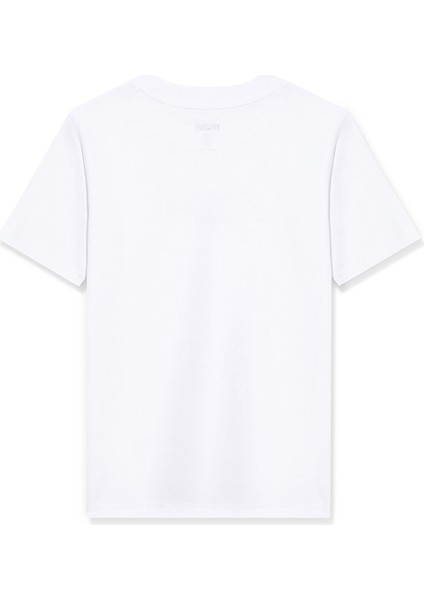 Mavi Logo Baskılı Beyaz Tişört 66323620