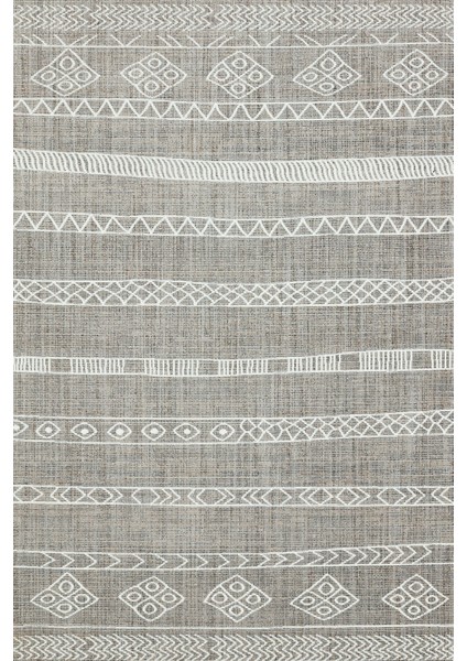 Kahve Etnik Modern Etnik Desenli Halı | Makinada Yıkanabilir | Hav Toz Vermez | Leke Tutmayaz | Kaymaz Taban | Dijital Makine Baskı | Salon Yolluk Mutfak Halısı