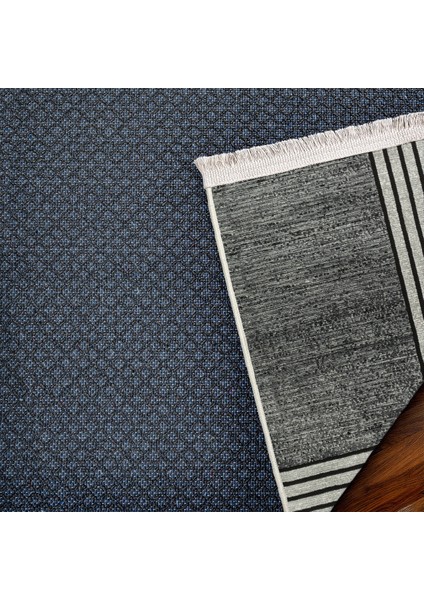 Siyah Çerçeveli Modern Etnik Desenli Halı | Makinada Yıkanabilir | Hav Toz Vermez | Leke Tutmayaz | Kaymaz Taban | Dijital Makine Baskı | Salon Yolluk Mutfak Halısı fırsatları