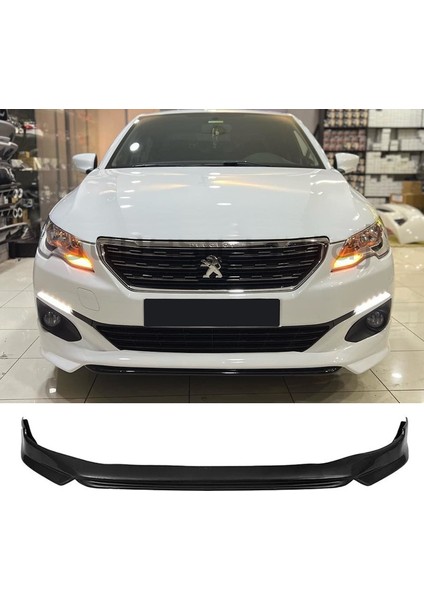 Peugeot 301 Ön Ek Karlık Abs Plastik Mat Siyah 2017 ve Üzeri Makyajlı Kasa