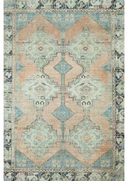 Mavi Etnik Modern Etnik Desenli Halı | Makinada Yıkanabilir | Hav Toz Vermez | Leke Tutmayaz | Kaymaz Taban | Dijital Makine Baskı | Salon Yolluk Mutfak Halısı