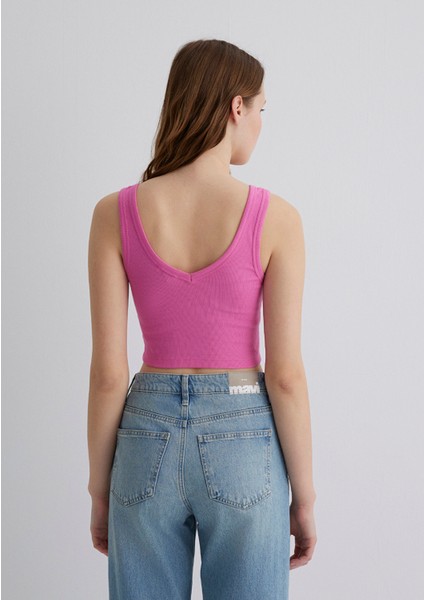 V Yaka Pembe Basic Crop Atlet 1612375-70572