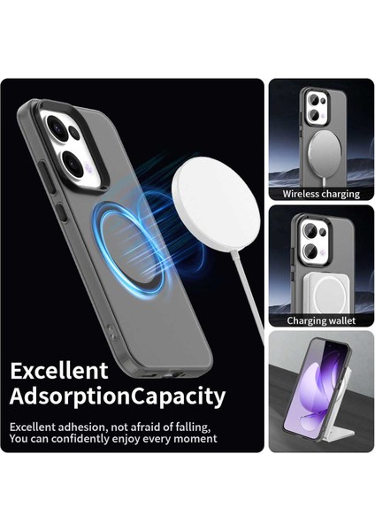 Oppo RENO13,IÇIN Eabhulie Kılıf, Manyetik Yarı Saydam Mat Arka Kapak, Darbeye Dayanıklı Kılıf (Yurt Dışından) modelleri