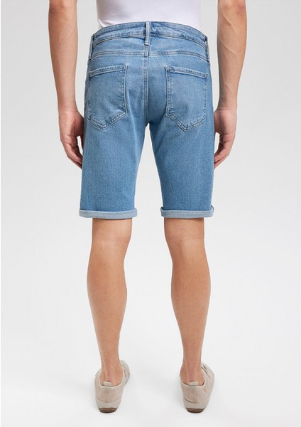 Tim Street Açık Mavi Jean Şort 0428487142
